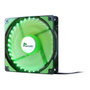 Inter-Tech ARGUS L-12025 GR Ventilador Verde 120x120x25 mm
