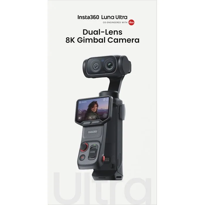 Insta360 Luna Ultra Cámara de acción Paquete Estándar Negro Cósmico INS6942590201778