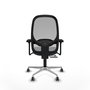 PIQUERAS Y CRESPO Silla de oficina Cilanco con mecanismo Sincro/Traslack y Brazos 3D Gris