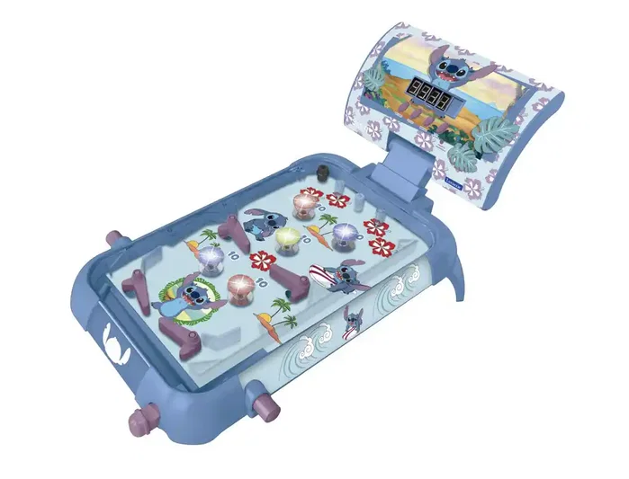 Lexibook Pinball Electrónico Stitch Disney con Luces y Sonidos