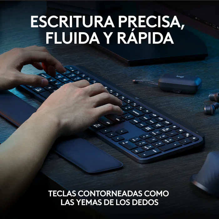 Logitech MX Keys S Combo con Ratón MX Master 3S, Grafito, Español