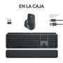 Logitech MX Keys S + MX Master 3S Conjunto Teclado y Ratón Inalámbrico, Receptor Logi Bolt, Compatible con Windows, macOS, Linux y Más, Recargable