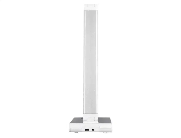 Q-Connect Lámpara de Escritorio Sirio LED 13W 800 Lúmenes | 3 Temperaturas de Color Ajustables, Brazo Articulado 2 Puntos | Control Táctil de Brillo | Color Plata