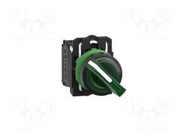 Schneider Electric Interruptor Rotativo Harmony XB5 22mm Verde 24V