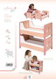 Decuevas Litera de Madera Blanca - Cama Nido con Escalera, para Niños a Partir de 3 Años, Necesita Montaje, Material Metal y Plástico