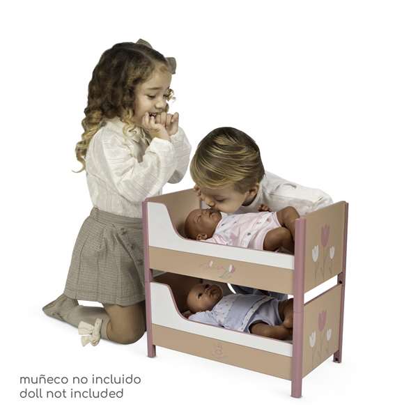 Decuevas Litera Madera Metal Plástico Poliéster Edad Mínima 3 Años Montaje Necesario