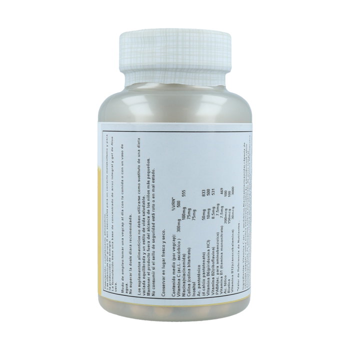 Solaray Nutritionally Balanced B-Stress 100 cápsulas