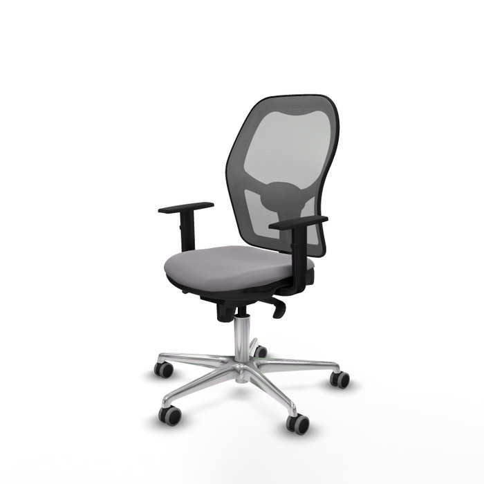 PIQUERAS Y CRESPO Silla de oficina Jorquera Gris con mecanismo Sincro