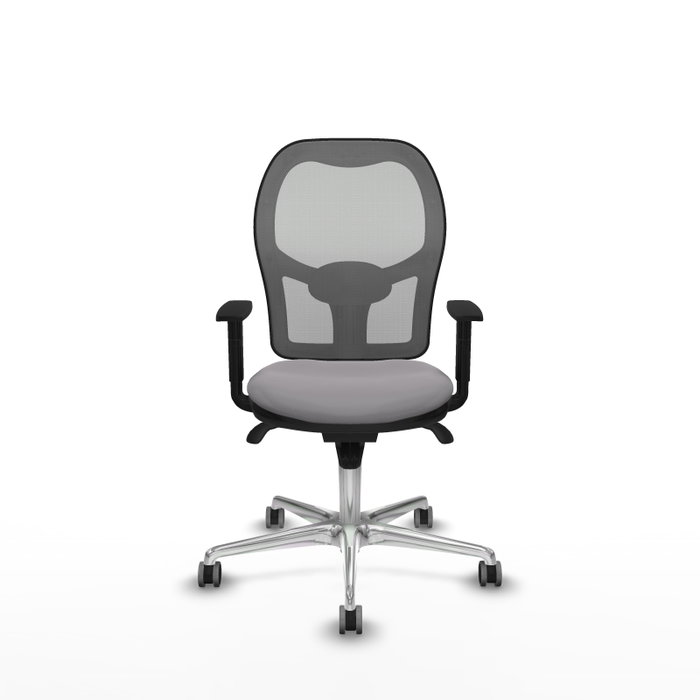 PIQUERAS Y CRESPO Silla de oficina Jorquera Gris con mecanismo Sincro