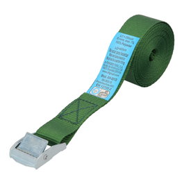 WOLFPACK LINEA PROFESIONAL Cinta de Amarre con Trinquete de 4m x 25mm Verde
