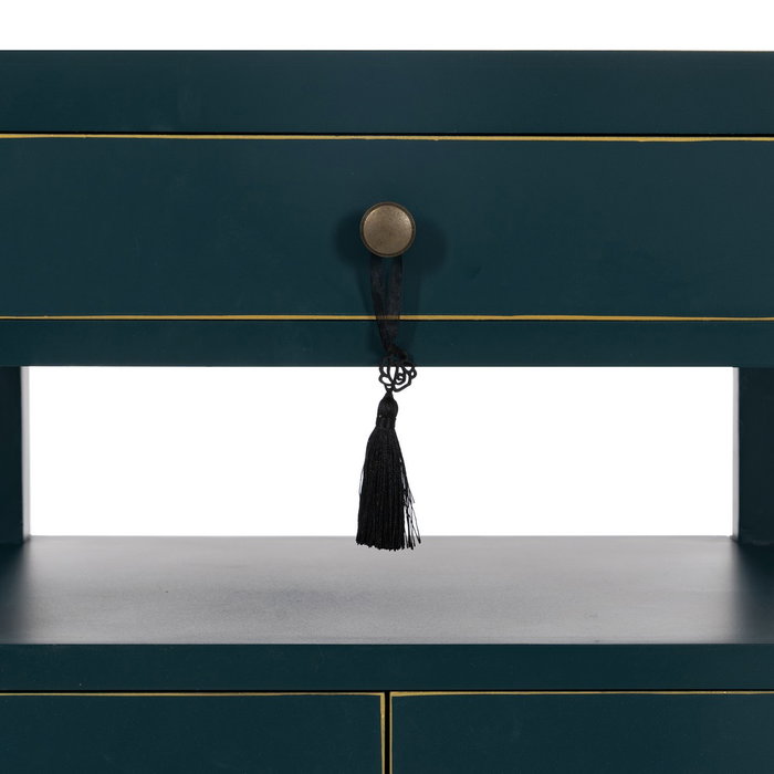 Mesita Azul Madera ''Oriente'' 50 X 40 X 66 cm Mesita Azul Madera ''Oriente'' 50 X 40 X 66 cm