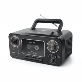 MUSE Radio CD con cassette y grabador AM/FM