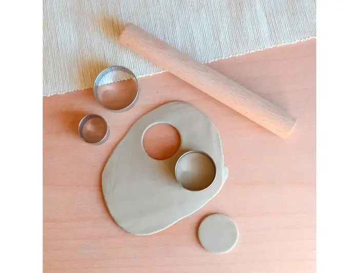 Sio-2 Cortadores Metálicos SIO-2 para Cerámica y Arcilla - Set de 3 Piezas Redondas - Herramientas para Manualidades y Modelado