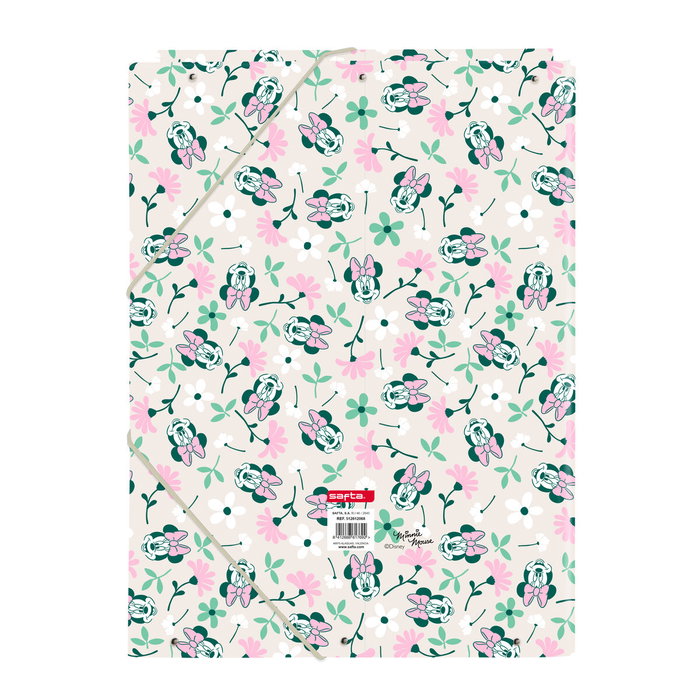 Carpeta de anillas Minnie Mouse Minty Rosa A4 26 x 33.5 x 2.5 cm