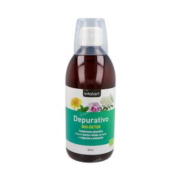 Vitalart Depurativo Bio-Detox 500Ml Hinojo Diente de León Cardo Mariano Cúrcuma para Procesos de Eliminación y Mantenimiento Hepático Apto Vegetarianos