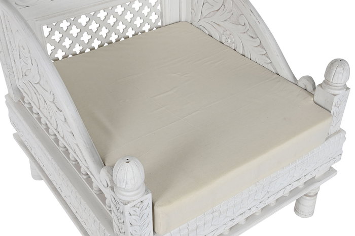 DKD Home Decor Sillón 77 x 90 x 73 cm Mango Poliéster