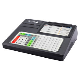 Olympia K200 Plus Registrierkasse - Caja Registradora Térmica Directa, Pantalla Táctil 7", 80 mm, 4x USB, Negro
