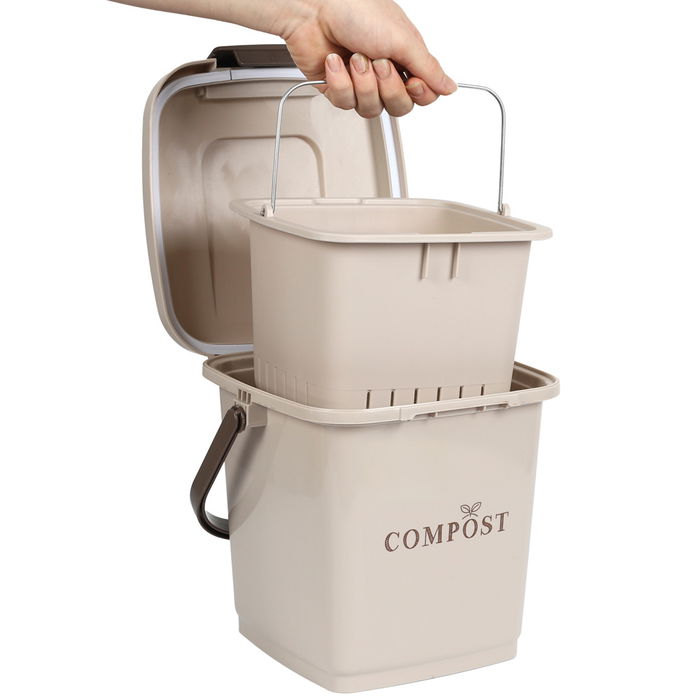 Je cherche une Idee Cubo Compost con Cubeta Per. 8 L para Residuos Orgánicos