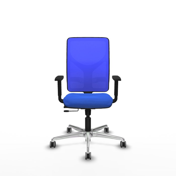 PIQUERAS Y CRESPO Silla de oficina Motilla Azul con Mecanismo Sincro/Traslack