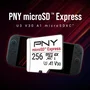 PNY Tarjeta de memoria microSDXC 256 GB microSD Express UHS-I U3 V30 A1 890/750 MB/s PNY0751492798783