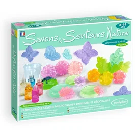Sentosphere SEN3373910002240 Kit de Elaboración de Jabones Multicolor, Tema Naturaleza para Mayores de 8 Años