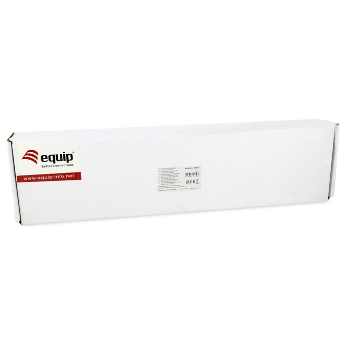 EQUIP 326626 Patch Panel 48 Puertos RJ45 Cat6A FTP 1U 19" Negro - 10 Gigabit Ethernet, Montaje en Rack EQUIP 326626 Patch Panel 48 Puertos RJ45 Cat6A FTP 1U 19" Negro - 10 Gigabit Ethernet, Montaje en Rack