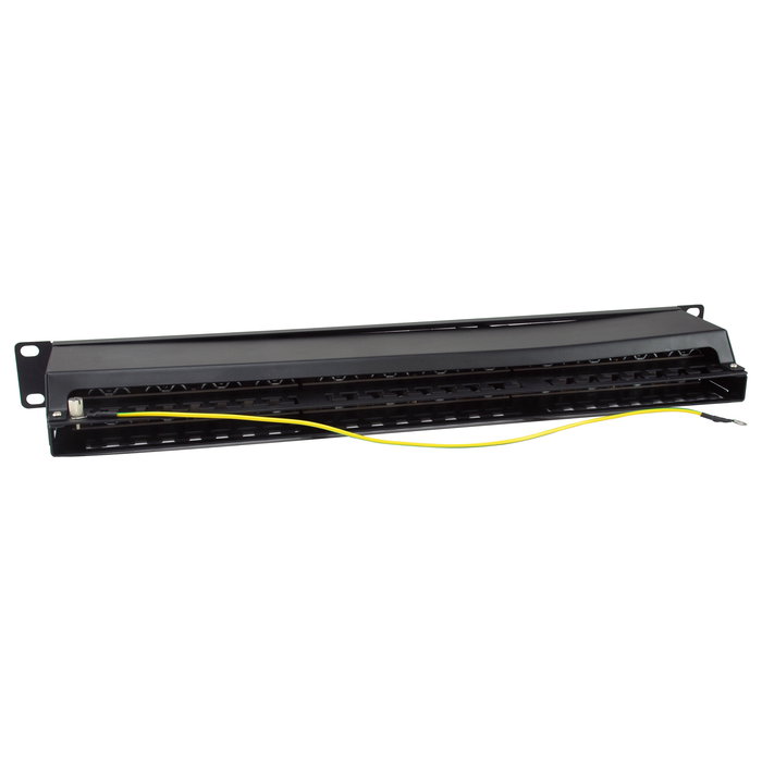 EQUIP 326626 Patch Panel 48 Puertos RJ45 Cat6A FTP 1U 19" Negro - 10 Gigabit Ethernet, Montaje en Rack EQUIP 326626 Patch Panel 48 Puertos RJ45 Cat6A FTP 1U 19" Negro - 10 Gigabit Ethernet, Montaje en Rack