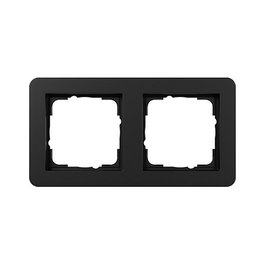 GIRA 0212153 Placa ciega de 2 módulos en Negro