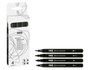 Kreul Set 4 rotuladores escritura BLACK MARKER negro