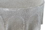 DKD Home Decor Centro de Mesa de Resina Blanco Rugoso 26x26x11 cm