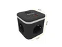 Fellowes Regleta Cubo con 3 Tomas de Corriente, 1 USB-A, 2 USB-C y Cable de 2 m, Negra