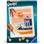 Ravensburger Kit de Pintura por Números Cabaña de Playa 24x30 cm Adulto