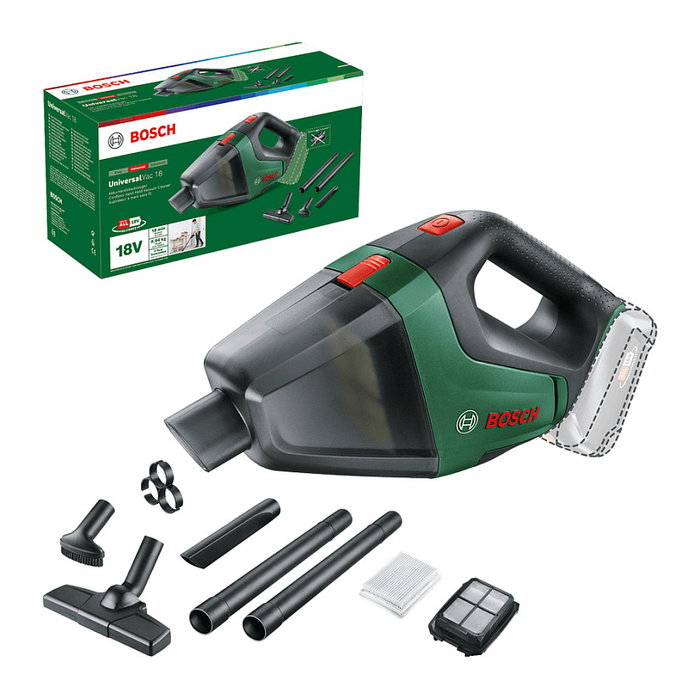 Bosch UniversalVac 18 Baretool Verde / Negro