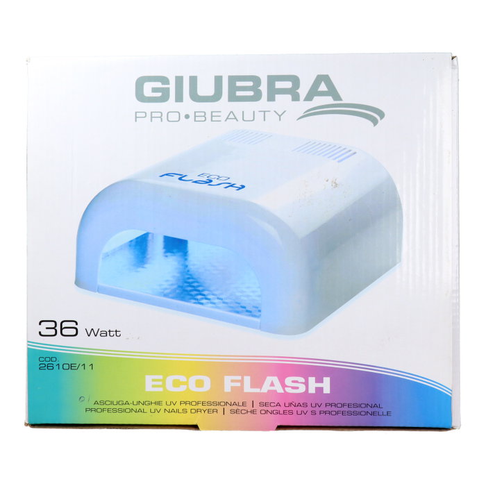 GIUBRA Eco Flash Lámpara Secauñas UV Pro 36W Blanca GIUBRA Eco Flash Lámpara Secauñas UV Pro 36W Blanca