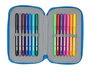 Plumier Doble Donald Azul 12.5 x 19.5 x 4 cm (28 piezas)