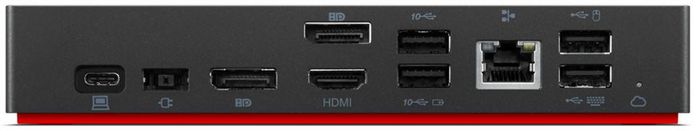Lenovo Notebook Dock/Port Replicator Wired USB 3.2 Gen 1 Type-C Black