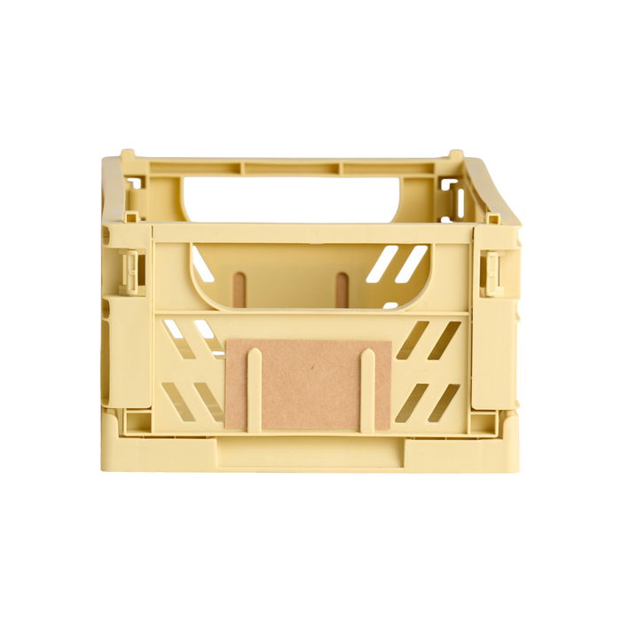 Day Juego de 2 Cajas Plegables de Almacenaje Amarillas 25x16.5x10 cm Capacidad 3.3 L Carga 10 kg