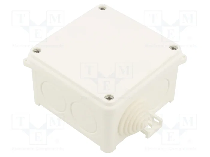SIMET Caja de conexiones IP67 blanca de 88x88x55mm SIMET Caja de conexiones IP67 blanca de 88x88x55mm