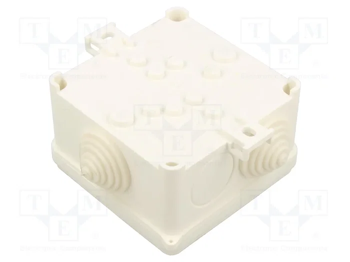 SIMET Caja de conexiones IP67 blanca de 88x88x55mm SIMET Caja de conexiones IP67 blanca de 88x88x55mm