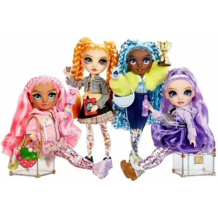 MGA Rainbow High Sparkle & Shine Clementine - Naranja con Piernas de Purpurina Líquida