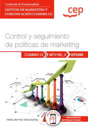 CEP EDITORIAL, Manual contro y seguimiento politicas marketing - VV.AA.