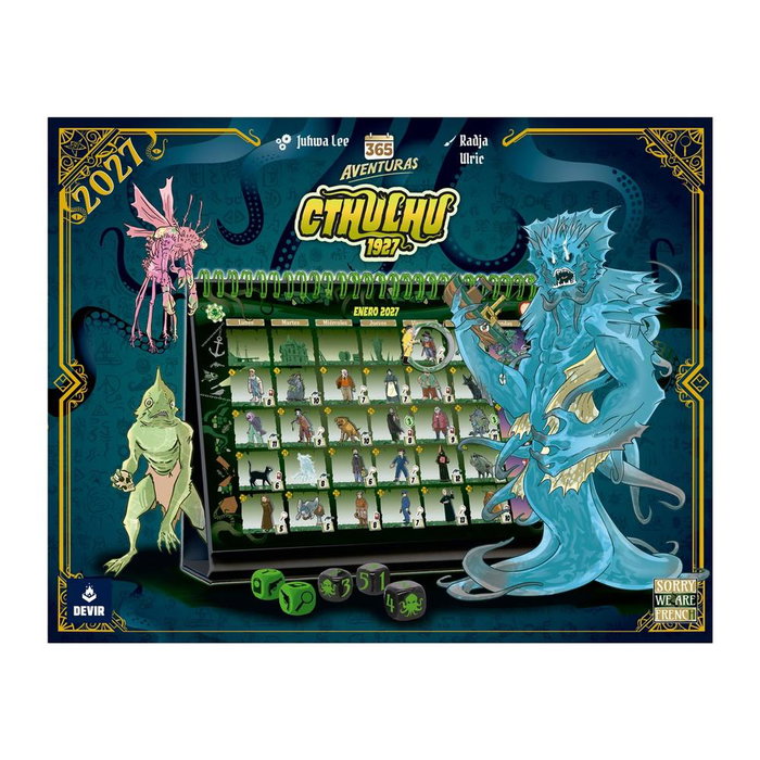 Devir Calendario de Adviento 365 Adventures Cthulhu