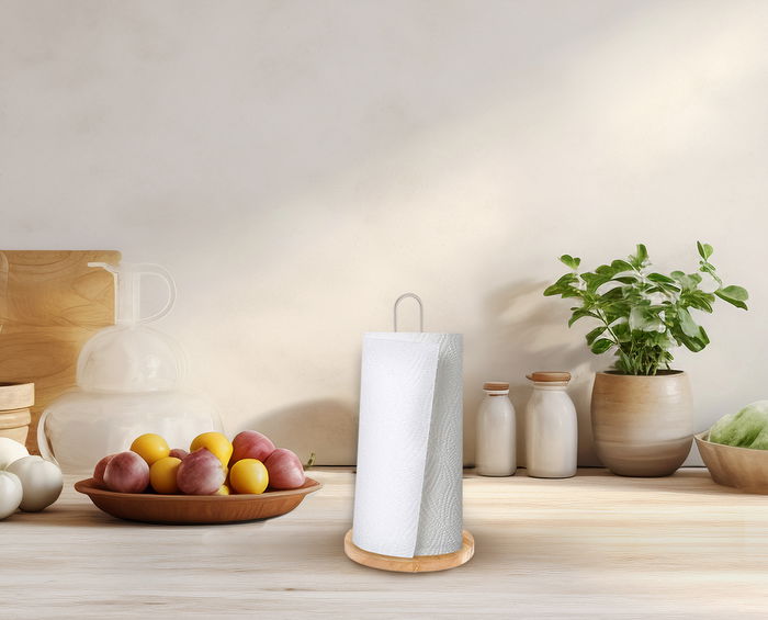 Inde - Portarrollos Cocina Lua Quttin, Organizador de Cocina en Acero, 15 x 15 x 31 cm (24 Unidades) Inde - Portarrollos Cocina Lua Quttin, Organizador de Cocina en Acero, 15 x 15 x 31 cm (24 Unidades)