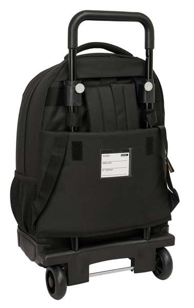 Safta Mochila Grande Con Ruedas Compact Extraible 33x45x22cm - Para Viajes y Escuela