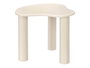Giftdecor Mesa Auxiliar Forma Gris Beige, Tablero MDF, 45x45x40 cm (Montada)