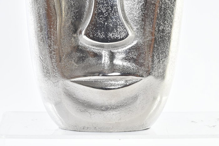 DKD Home Decor Jarrón de Aluminio Plateado 18x14x26 cm