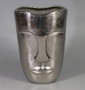 DKD Home Decor Jarrón de Aluminio Plateado 18x14x26 cm