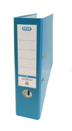 Elba Archivador de palanca Rado Top, cartón forrado PVC, tamaño Folio, lomo 80 mm, color turquesa