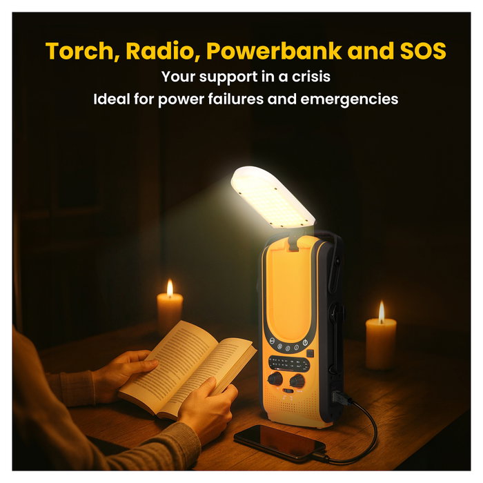 Extralink Power Ranger EPS-6000 Radio Portátil de Emergencia con Powerbank Extralink Power Ranger EPS-6000 Radio Portátil de Emergencia con Powerbank