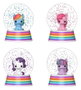 Funko My Little Pony Mystery Minis bolas de nieve 5 cm Expositor Blind Box (12)